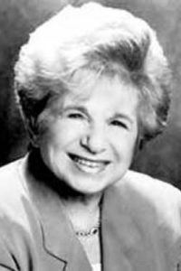 Dr. Ruth Westheimer (courtesy photo)