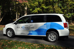 An All-Access Taxi cab (photo courtesy All-Access Taxi)