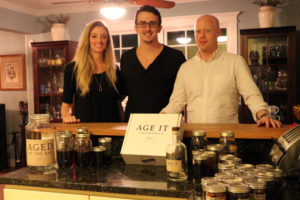 The Age it Yourself team: from left, Taylor Kampa, Bryan Olson and Michael Volz