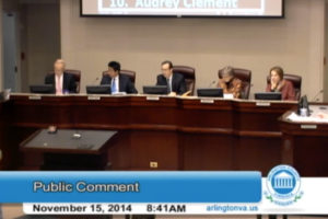 The Arlington County Board, Nov. 15, 2014