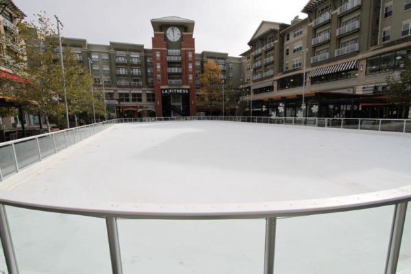 Ice skating rink at Pentagon Row on 11/3/14