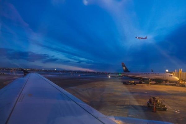 Planes at Reagan National Airport (Flickr pool photo by Kevin Wolf)