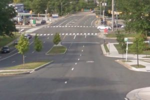 The steep S. Walter Reed Drive hill (photo via Google Maps)