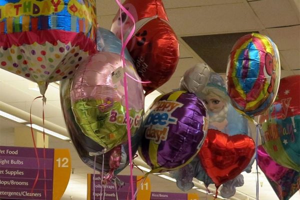 Balloons at a Giant store (Flickr pool photo by Jim Webster)