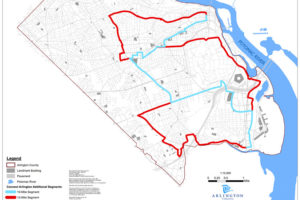 The map of ConnectArlington's fiber lines (via Arlington Economic Development)