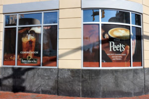 Peet's Coffee's future location, at the corner of N. Highland Street and Washington Blvd