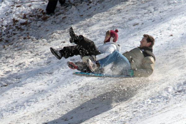 Sledding at H-B Woodlawn (Flickr pool photo by Brian Irwin