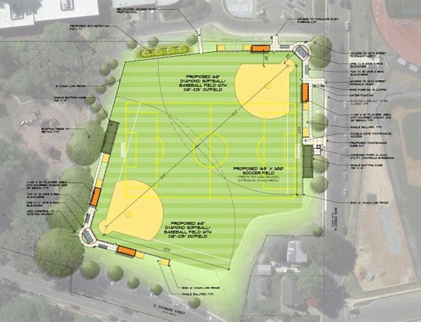 Tuckahoe Park field renovation plan