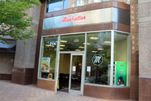 Manhattan Bagel in Ballston, which plans to close April 26