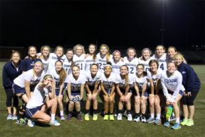 The Washington-Lee girls lacrosse team after beating Yorktown, April 28, 2015 (photo courtesy Celia Slater)