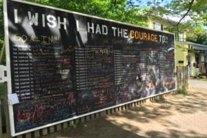 Courage wall in Alexandria