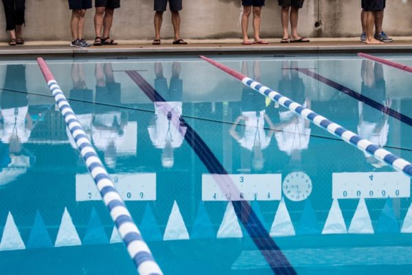 Swim meet in Arlington (Flickr pool photo by Dennis Dimick)