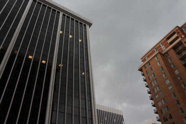 Storm clouds over Rosslyn