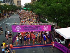 Crystal City Twilighter 5K on July 25, 2015 (photo courtesy Crystal City BID)