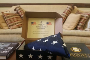 Sen. Tim Kaine's gift to the American Legion Post 139 (via Tim Kaine's Facebook)