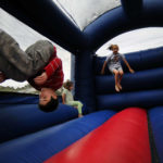 Fall fest bounce house