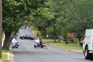 Wires down on S. George Mason