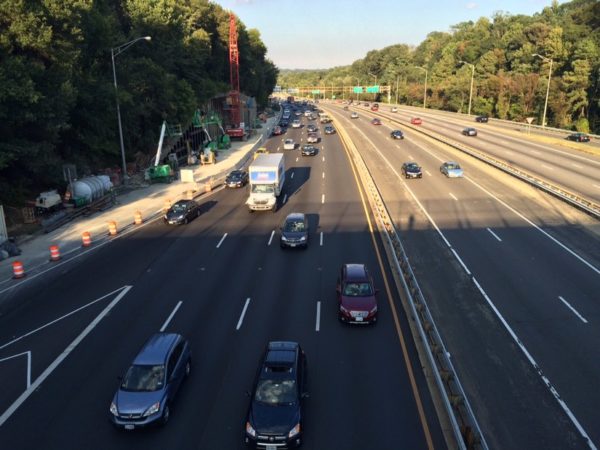 Traffic on I-395