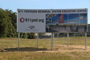 Site of new Pentagon Memorial Visitor Center