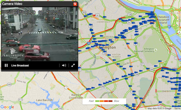 Arlington traffic camera website