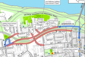 Lee Highway lighting project (via Arlington County)