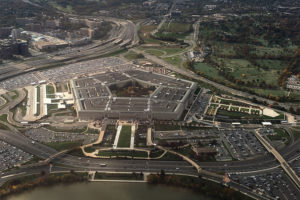 Aerial view of the Pentagon (Flickr pool photo by Michael Coffman)