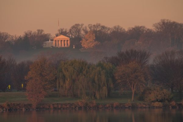 Arlington House at dawn (Flickr pool photo by Kevin Wolf)