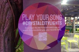 Crystal City Lights signage