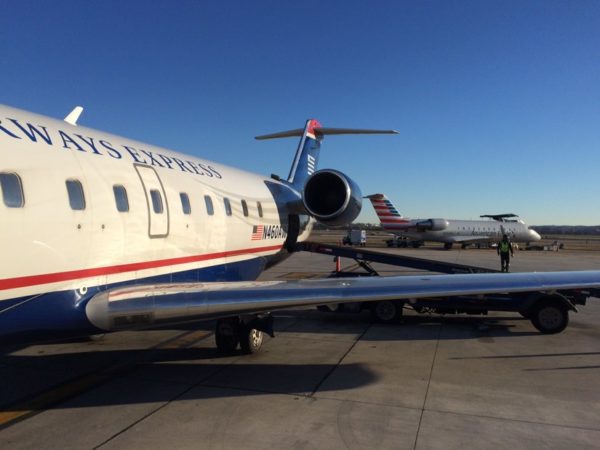 US Airways planes on the tarmac at Reagan National Airport