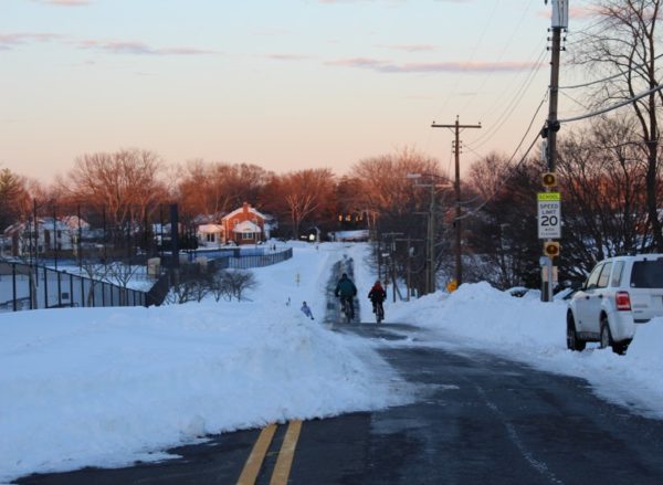 Snowy scene in Arlington (photo courtesy Bryanna Lansing)