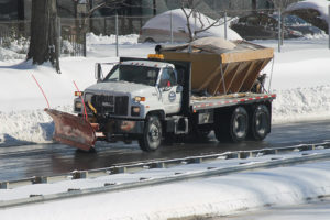 Snow plow on Jan. 24, 2016