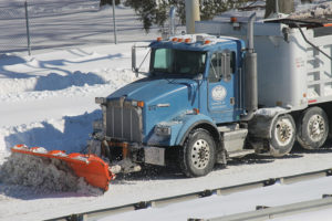 Snow plow on Jan. 24, 2016