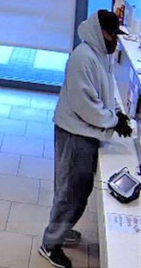 Suspect in Wells Fargo robbery in Pentagon City (photo courtesy ACPD)