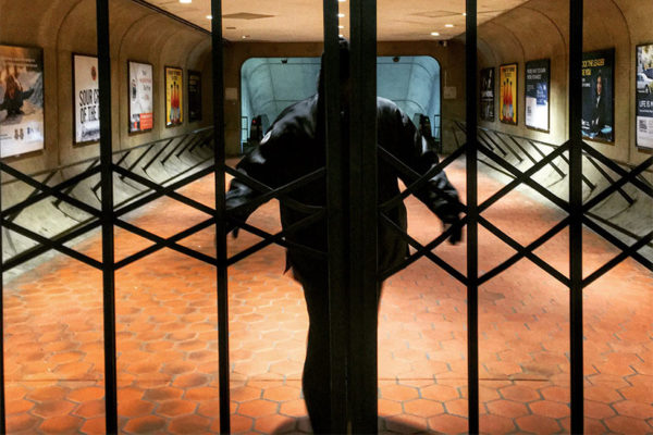 Opening the gates at the Ballston Metro station (Flickr pool photo by Dennis Dimick)