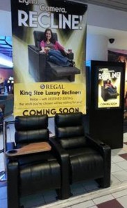 New seats at Ballston's Regal Cinema (Image courtesy Regal Entertainment Group)