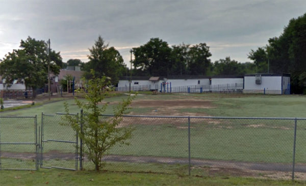 Relocatable classroom trailers are Arlington Science Focus School (photo via Google Maps)