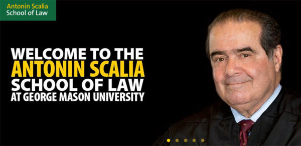 GMU Antonin Scalia School of Law announcement