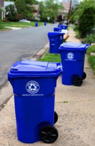 Recycling bins in Arlington (Flickr pool photo by Aaron Webb)