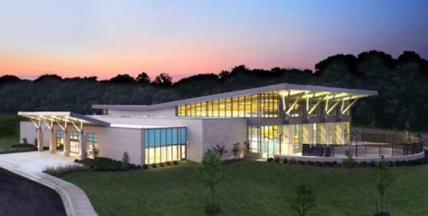 North Arundel Aquatic Center in Glen Burnie, Maryland, which is similar in scale to what is being proposed by the author's committee