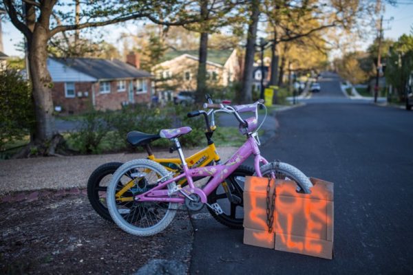 Bikes for sale in the Barcroft neighborhood (Flickr pool photo by Dennis Dimick)