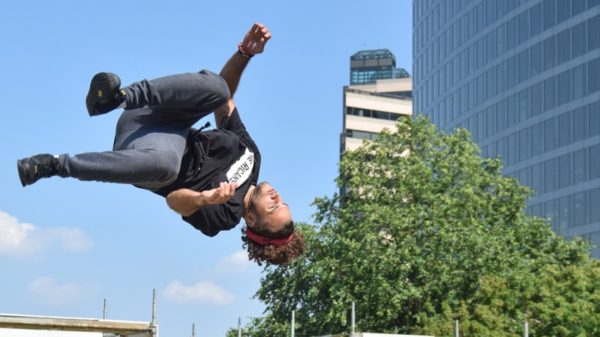 Beast Coast 2016 parkour performance in Rosslyn (Flickr pool photo by John Sonderman)