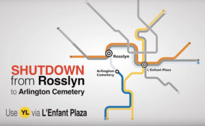 Metro shutdown graphic