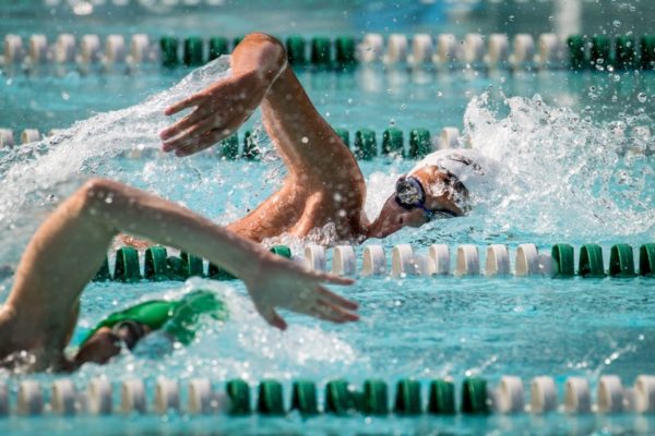 Swimming at the Dominion Hills pool (Flickr pool photo by Dennis Dimick)