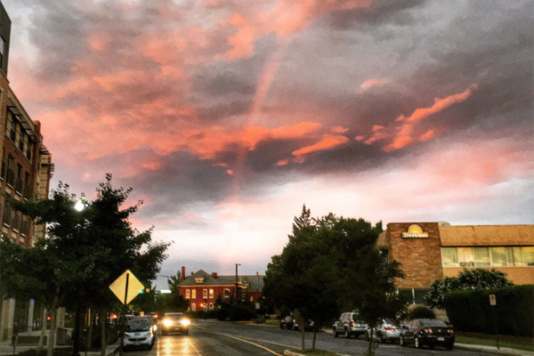 Evening sky near Fort Myer (Flickr pool photo by Dennis Dimick)