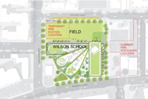 Wilson site plan (image via Arlington County)