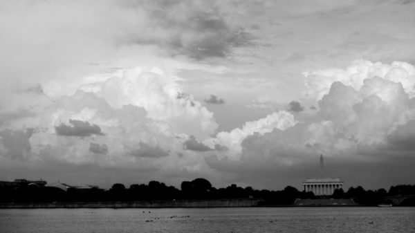 Clouds over the monuments (Flickr pool photo by John Sonderman)