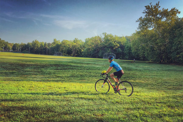 Bicycling in Bluemont Park (Flickr pool photo by Dennis Dimick)