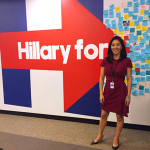 Michelle Kwan, photo via Twitter : Hillary for VA