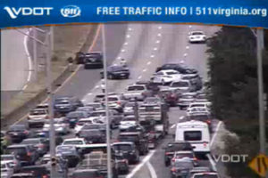 I-395 crash near Glebe Road