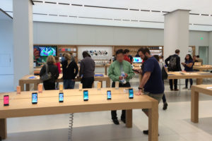 Clarendon Apple Store after its reopening (file photo)